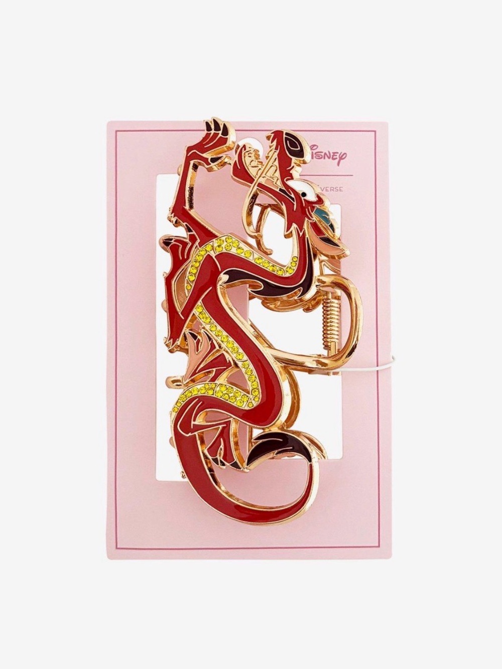New Her Universe Disney Mulan Mushu Figural Claw Hair Clip